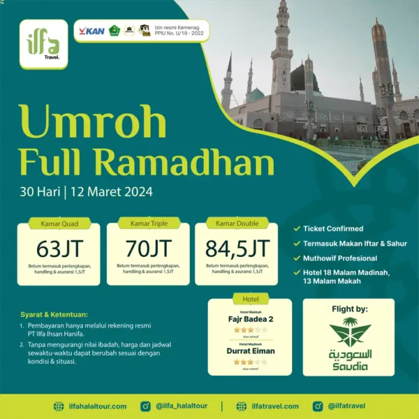 Paket Umroh Full Ramadhan 2024