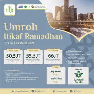 Paket Umroh Itikaf Ramadhan 2024